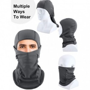 Balaclavas 3 Pieces Thin Balaclava Sun Windproof Mask Winter Ski Sunscreen Mask for Outdoors Hunting Cycling Fishing - CK18UI...