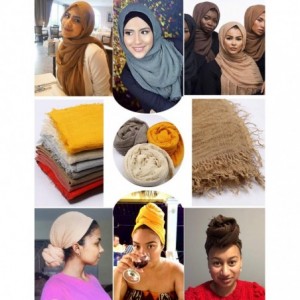 Headbands Hair Scarf Turban-Women Headwrap Summer Thin Fashion Headwear Hair Accessories Black - "1pcs Black (75"" X 39"")" -...