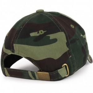 Baseball Caps Vegan Af Embroidered Soft Crown 100% Brushed Cotton Cap - Camo - CG18SR0LW44 $14.35