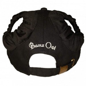 Baseball Caps Spacebuns Pigtails Ponytail Updo Baseball Cap - Black - CR18UWWALRR $29.68