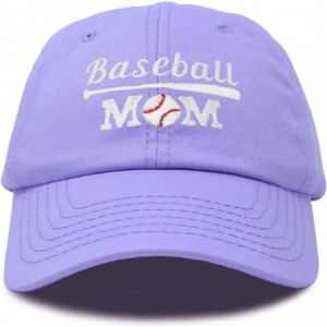 Baseball Caps Baseball Mom Women's Ball Cap Dad Hat for Women - Lavender - CB18K34L57C $30.69
