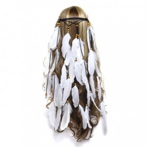 Headbands Feather Headband Festival Headwear Headdress - Color-4 - C418O3YYDD5 $8.55