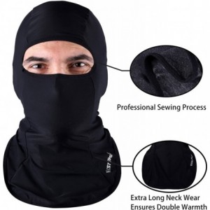 Balaclavas Lycra Fabrics Balaclava Sweat Absorbent - Black - CH18COITSD6 $11.05