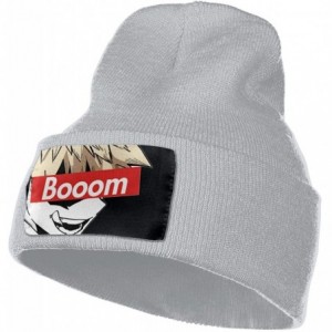 Skullies & Beanies Ba-Ku-Gou Outdoor Hat Knitted Hat Warm Beanie Caps for Men Women - Gray - CZ18Q0E9MI5 $31.33