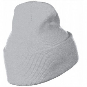 Skullies & Beanies Ba-Ku-Gou Outdoor Hat Knitted Hat Warm Beanie Caps for Men Women - Gray - CZ18Q0E9MI5 $13.19