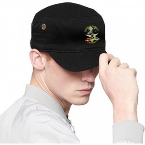 Baseball Caps Vietnam Combat Avn Vet Door Gunner Air Assault Cadet Army Cap Flat Top Sun Cap Military Style Cap - Black - CZ1...