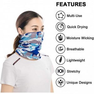 Balaclavas 6 Pcs Fashion Face Scarf Sports & Casual Headwear Seamless Neck Gaiter- Headwrap- Balaclava for Adults - CV1983C47...