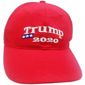 Baseball Caps Keep America Great Hat Donald Trump President 2020 Slogan with USA Flag Cap Adjustable Baseball Cap - CF18QRD6Q...