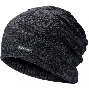 Skullies & Beanies Winter Beanie Hat Warm Knit Hat Winter Hat for Men Women - Black - CH18YZY2YXT $13.85