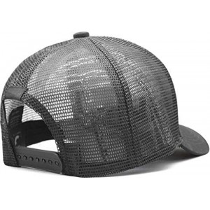 Baseball Caps Mens Womens Printing Adjustable Meshback Hat - Black-5 - C418N6KZNII $14.79