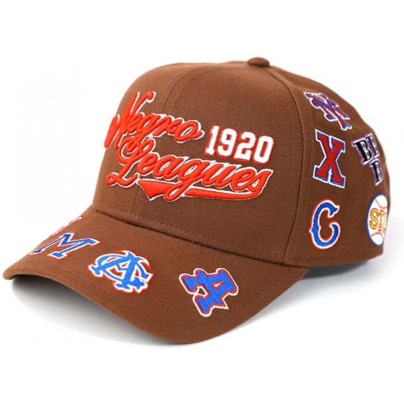 Baseball Caps Negro Leagues Baseball Museum Commemorative Adjustable Cap - Brown - CZ18TA467IE $27.92