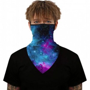 Balaclavas 3D Cool Unisex Bandana Rave Face Mask Anti Dusk Neck Gaiter Face Cover UV Protection Outdoor Face Cover - CB198NYO...