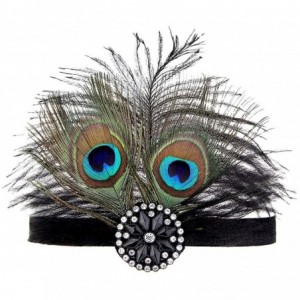 Headbands 1920s Accessories Themed Costume Mardi Gras Party Prop additions to Flapper Dress - A-5 - C918M4AA8UT $19.49