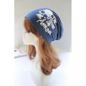 Berets Unisex Winter Wrinkle Knitted Crochet Baggy Hat Beanie Cap Beret - Blue-2 - C5126P63JEN $13.68