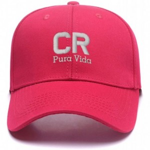 Baseball Caps Custom Embroidered Baseball Caps Ponytail Messy High Bun Hat Ponycaps Adjustable Mesh Trucker Hats - Rose Red-1...