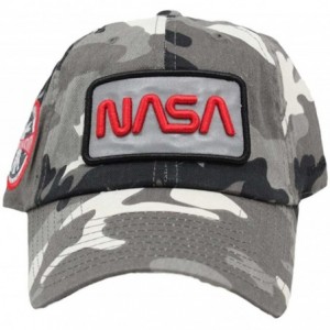 Baseball Caps Skylab NASA Hat with Special Edition Patch - P51 Camo Red Reflective - C3186AA9W8L $24.21
