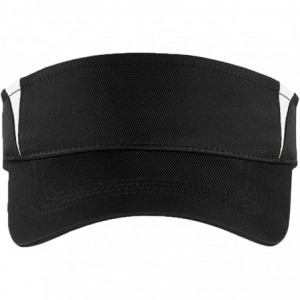 Visors Custom Visor Hat Embroider Your Own Text Customized Adjustable Fit Men Women Visor Cap - Blackwhite - C318ZM0X5YQ $22.64