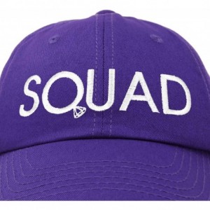 Baseball Caps Bachelorette Party Bride Hats Tribe Squad Baseball Cotton Caps - Squad-purple - C018HU0L8YL $13.64