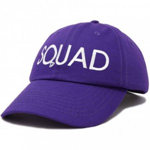 Baseball Caps Bachelorette Party Bride Hats Tribe Squad Baseball Cotton Caps - Squad-purple - C018HU0L8YL $13.64