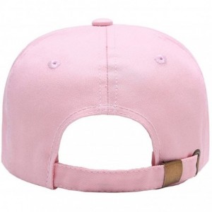 Baseball Caps Custom Embroidered Baseball Hat Personalized Adjustable Cowboy Cap Add Your Text - Pink1 - CL18H4C5SYI $13.30