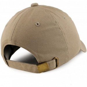 Baseball Caps WTF America Embroidered Low Profile Soft Cotton Dad Hat Cap - Khaki - CD18D59LDZT $13.91