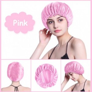 Skullies & Beanies 4PCS Satin Bonnet for Women Natural Curly Hair-C - Set C - CO18UEEDWOK $14.55