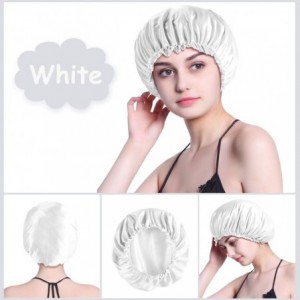 Skullies & Beanies 4PCS Satin Bonnet for Women Natural Curly Hair-C - Set C - CO18UEEDWOK $14.55