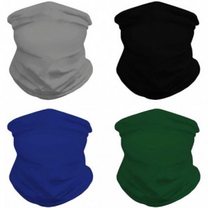 Balaclavas 4Pcs Bandanas Face Mask Seamless Neck Gaiter Scarf Mask Tube Headwear Balaclava for Men Women Outdoors Sports - CT...
