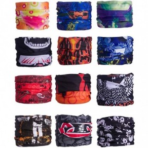 Balaclavas 6PCS/9PCS/12PCS Bandana Face Mask Head Wear Neck Gaiter Scarf Balaclava Random Color - Random Color 12pcs - CX197N...