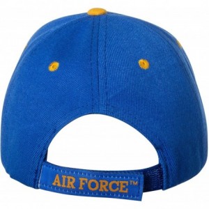 Baseball Caps Officially Licensed United States Air Force Veteran Embroidered Blue Baseball Cap - C018S8SYDYY $17.75