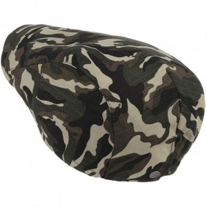 Newsboy Caps Men's Retro Camouflage Beret Hats Newsboy Cap Strip Cabbie Hat Flat Cap - Camouflage3 - CF18D2N42TG $16.83