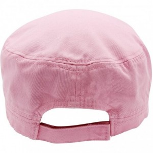 Baseball Caps Cadet Army Cap - Military Cotton Hat - Pink - C312GW5UUV7 $9.99