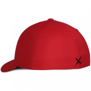 Baseball Caps Spartan Warrior Molon Labe Military Baseball Hat - Red/Black - CD12JA7BLHF $22.84