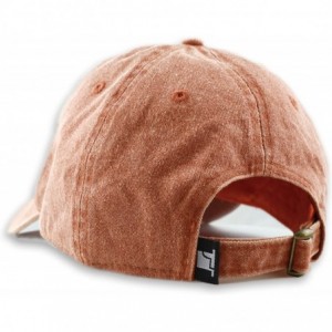 Baseball Caps 100% Cotton Pigment Dyed Low Profile Dad Hat Six Panel Cap - 1. Orange - CT189A20OH2 $8.87