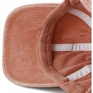 Baseball Caps 100% Cotton Pigment Dyed Low Profile Dad Hat Six Panel Cap - 1. Orange - CT189A20OH2 $8.87