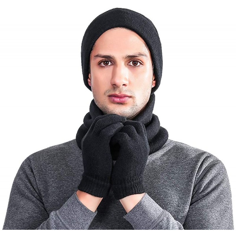 Skullies & Beanies Unisex Stretch Outdoor Beanies - F-unisex Black - CZ1938T5TI6 $24.38