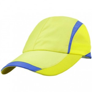 Baseball Caps Unisex Sun Hat-Ultra Thin Quick Dry Lightweight Summer Sport Running Baseball Cap - A-yellow - C012EMMG1SN $10.77