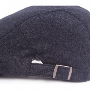 Newsboy Caps Men's Ivy Gatsby Newsboy Driving Hat Beret Cabbie Flat Hunting Cap - Grey - CF18MCUSN7H $11.60