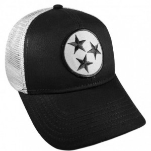 Baseball Caps Tennessee Flag Black and Grey Curved Brim Cap Hat Snapback Adjustable - C0186757STN $23.20