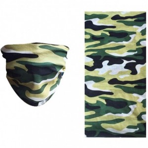 Balaclavas Neck Gaiter with Filter Multifunctional Headband Sports Casual Headwear for Dust- Outdoors - Camo 1 - CT197XTIOYA ...