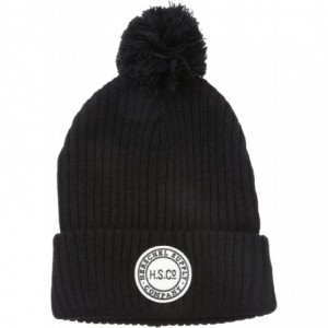 Skullies & Beanies Men's Sepp Beanie - Black - C412CDFSEBN $23.16