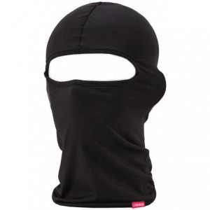 Balaclavas Balaclava Face Mask- 2 Pack Lightweight Motorcycle Black Warmer Ski Mask for Men Bandana - Black + Black - C618LZU...