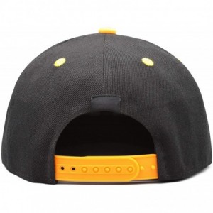 Baseball Caps Maverick Bird Logo Black Cap Hat One Size Snapback - 0logan Sun Conure-15 - CX18LTETZRU $19.70