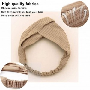 Headbands 12PCS Women Headband for Boho Floal Style Cross Head Wrap Hair Band Hair Accessories for Women and Girls - CY18UZ5S...