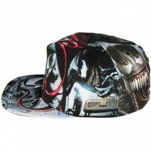 Baseball Caps Marvel Comics Venom Sublimated All Over Print Snapback Hat - C218R5GNLMG $15.71