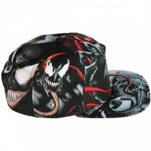 Baseball Caps Marvel Comics Venom Sublimated All Over Print Snapback Hat - C218R5GNLMG $15.71