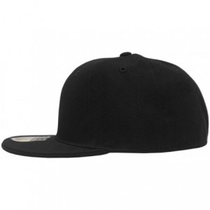 Baseball Caps Custom Hat- KBETHOS Fitted Flat Brim Black HAT. Place Your Own Text or Logo - Text - CC18GSOZT5T $29.12