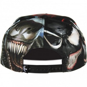 Baseball Caps Marvel Comics Venom Sublimated All Over Print Snapback Hat - C218R5GNLMG $15.71