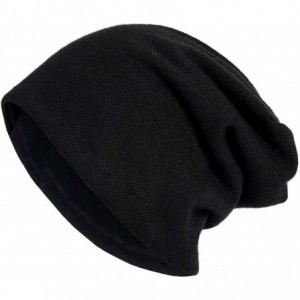 Skullies & Beanies Multifunctional Slouchy Beanie Hat Winter Knit Hats for Women and Mens - Black - CE18AOUQR94 $8.98