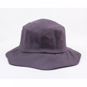 Sun Hats Women Sun Hats UV Protection Wide Brim Foldable Bucket Hat Beach Hat - Purple - CE18E9XODMK $50.07